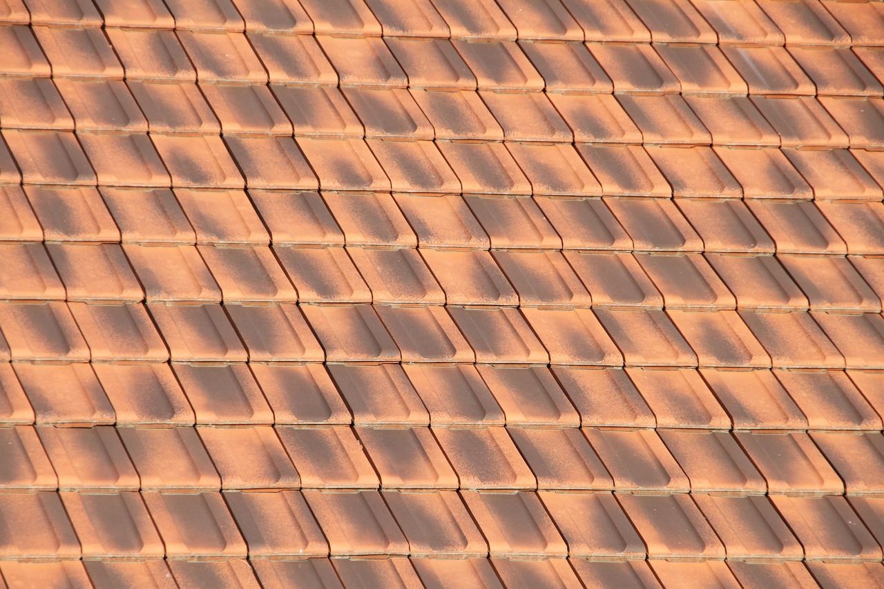 Tuiles plates en terre cuite